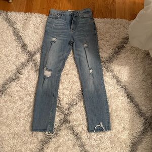 Women Zara mom Jean size 2
